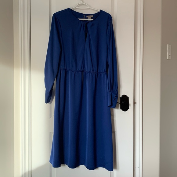 Blue long sleeve H&M dress - Picture 1 of 9
